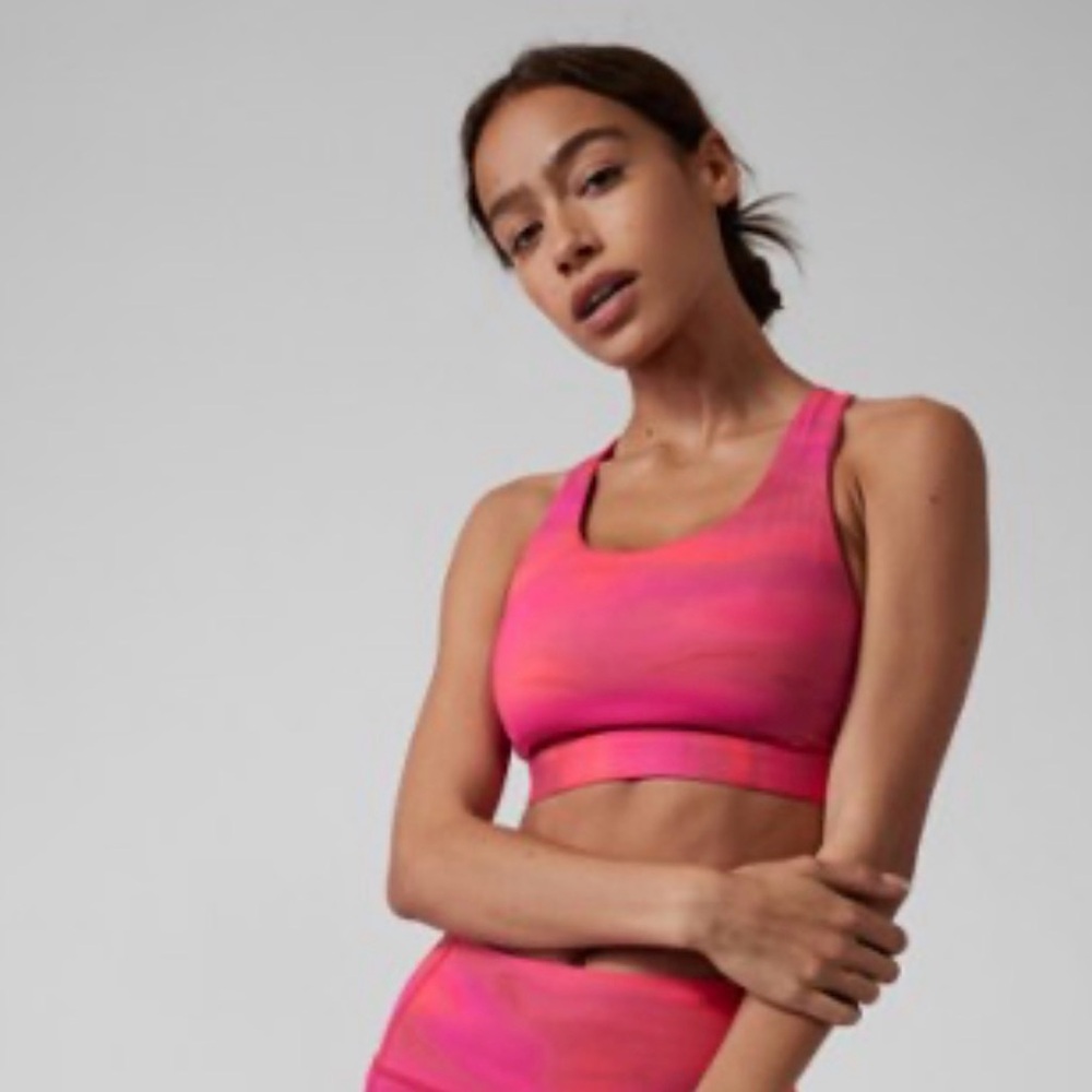 Athleta Ultimate Printed Sports Bra